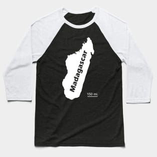 Madagascar, white Baseball T-Shirt